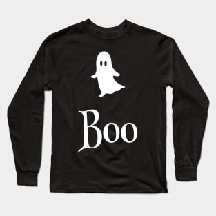 Boo - Friendly Halloween design Long Sleeve T-Shirt